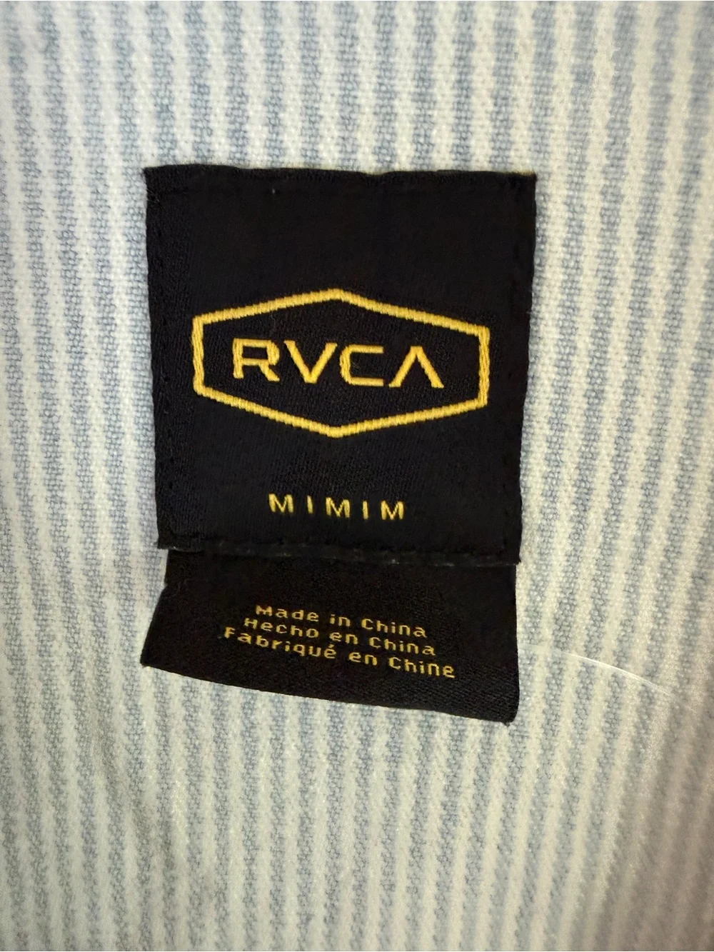 RVCA Striped Boiler Suit Jumpsuit: M